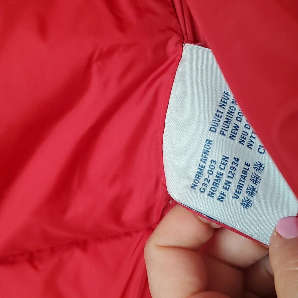 Moncler jacket size 10 with feathers hat around the hat - Picture 6 of 15